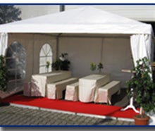 Partyzelt VIP 4m x 6m