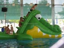 Schnappi - das große Krokodil, Wasserspielgerät - Hüpfburg fürs Wasser  inkl.19%MwSt.