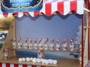Schneeballschlacht im Nostalgiestand