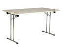 Konferenztisch, weiß, 160x80cm - Galerie - Bild 1