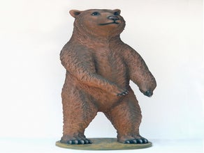 Braunbär Figur, Bär, Grizzly, Baer, Grizzlybaer, Grizzlybär, Tier, Wildtier