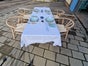 Massivholz Stuhl mit Korbgeflecht - Galerie - Bild 3