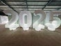 Aufblasbare 2025 in 3 Metern für Bühne oder Silvesterfeier und Events in 2025 in weiß und mit Beleuchtung - Galerie - Bild 2