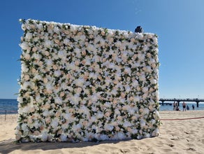 Pflanzenwand - Floral Wall Hanging - Rosenwand - Blumenwand