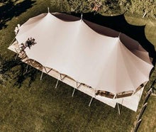 Sailcloth Zelt 13,5 x 25 m- weißes Zirkuszelt - Beduinen Zelt - Hochzeitszelt mieten