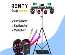 Party Licht-Bar mit Stativ ✓ Reagiert auf Musik & Takt ✓ Optimal für Partys und DJs