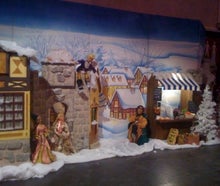 Weihnachtsdorf, Kulisse, Hausfronten, Winterwonderland, Winterdorf, Winter, Weihnachten