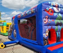 Hüpfburg Multi 2024 XL Toben Klettern Rutschen 8 x 4m