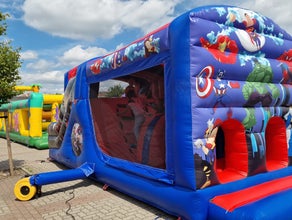 Hüpfburg Multi 2024 XL Toben Klettern Rutschen 8 x 4m