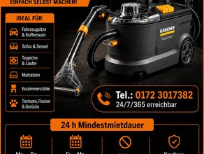 POLSTERREINIGER MIETEN BERLIN UND NAHES UMLAND - 0,- € LIEFERUNG