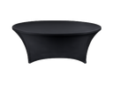 Stretchhusse Banketttisch D=120cm mieten – Miettisch, Eventtisch, Veranstaltungstisch, Partytisch