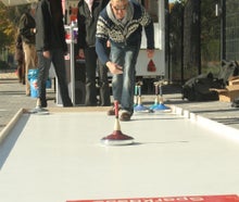 Eisstockbahn / Curling / Eisstockschiessbahn mieten
