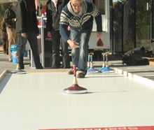 Eisstockbahn / Curling / Eisstockschiessbahn mieten