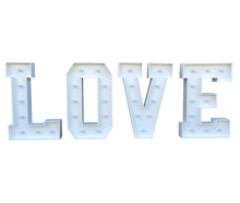 LED LOVE Buchstaben XXL | Leuchtbuchstaben | Dekoration Hochzeit | Love Letters