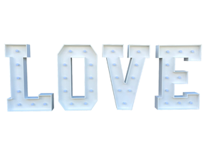 LED LOVE Buchstaben XXL | Leuchtbuchstaben | Dekoration Hochzeit | Love Letters