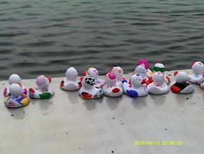 Mal- & Bastelstation "Enten anmalen"