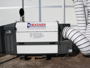 Mobile Heizzentrale 320 kW, Zeltheizung, Baustellenheizung