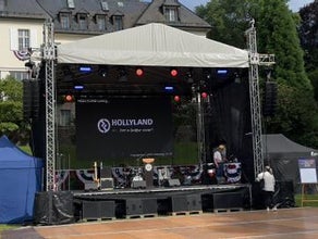 Bühne 8m x 6m, Open Air Stage, Groundsupport, Prolyte