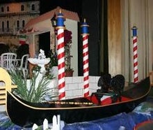 Gondel, Gondoliere, Venedig, Venezia, Italien, venezianische Gondeln