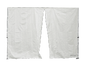Seitenwand 3 m mit Eingang weiß (Standard) mieten - Galerie - Bild 2