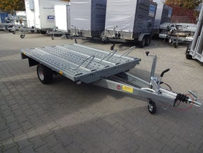 gebremster einachser Hochlader Motorradtransporter bis zu 3 Motorräder 2,50x1,80m - 1500kg  Anhänger