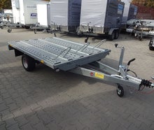 gebremster einachser Hochlader Motorradtransporter bis zu 3 Motorräder 2,50x1,80m - 1500kg Anhänger