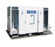 Duschwagen / Duschanhänger mit 6 Duschen