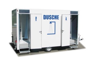 Duschwagen / Duschanhänger mit 6 Duschen