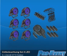 Zeltbeleuchtung Set 4 LED