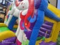 Profi Hüpfburg Luftburg Springburg Einhorn mit Rutsche Mädchentraum günstig leihen mieten in Mittelfranken Nürnberg Fürth Erlangen Ansbach Schwabach Lauf Zirndorf Roth - Galerie - Bild 4