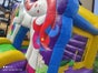 Profi Hüpfburg Luftburg Springburg Einhorn mit Rutsche Mädchentraum günstig leihen mieten in Mittelfranken Nürnberg Fürth Erlangen Ansbach Schwabach Lauf Zirndorf Roth - Galerie - Bild 4