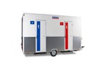 WC-Toilettenwagen: ECO WC-Trailer M für Damen & Herren