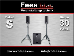 Komplettpaket, Musikanlage, PA Anlage, Tonanlage zu Mieten für 30 Personen