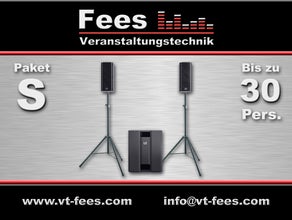 Komplettpaket, Musikanlage, PA Anlage, Tonanlage zu Mieten für 30 Personen