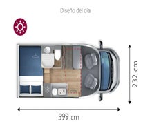 Teilintegriertes Wohnmobil Giottiline Siena 322