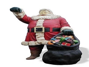 Weihnachtsmann - Figur, Weihnachten, Weihnachtszeit, Adventszeit