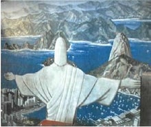Zuckerhut - Kulisse, Brasilien, Rio de Janeiro, Jesus