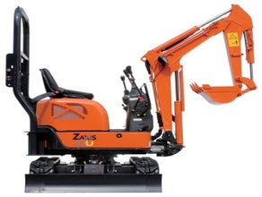 Kompaktbagger 1,1 Tonnen ohne Kabine, Minibagger, Bagger