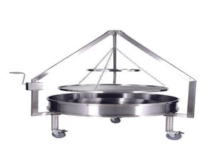 Schwenkgrill, Edelstahl, Ø 109 cm