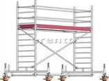 Fahrgerüst Arbeitsbühne 75x285cm Arbeitshöhe 4,6m