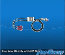 Stromteiler 63A 400V auf 2x 32A 400V
