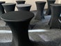Stehtische, Hochtische, Bistrotische - inkl. schwarzer Tischhusse Stretch - Galerie - Bild 4