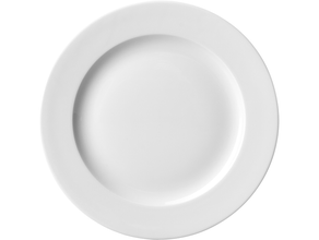 Teller flach 27cm Blanco
