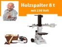 8 t Holzspalter 230 Volt Stammdurchmesser bis 60 cm - Galerie - Bild 1