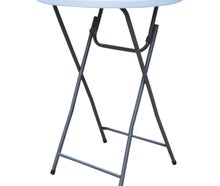 Stehtisch, Bistrotisch, Klapptisch, 80cm, weiß