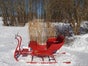 Pferdeschlitten, roter Schlitten, Rentier - Schlitten - Galerie - Bild 2