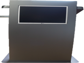 Rednerpult / Pult mit 2x LCD Monitoren 17 Zoll