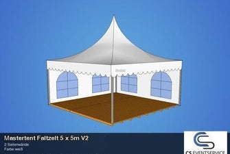 Mastertent Faltzelt 5 x 5 m Pavillon Ruckzuck Parytzelt Pagode