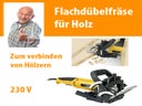 Flachdübelfräse Nutfräse Holzverbinder Schlitzfräse Fräse