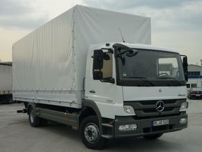 LKW 11,9t. Koffer / Kasten / Plane oder Schiebplane/Edscha mit Ladebordwand und Anhängerkupplung